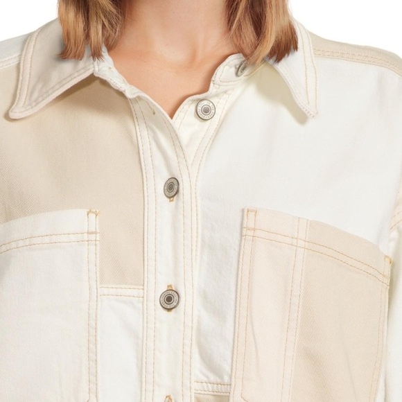 NWT Free People Ivory Mountain Roads Shirt - Picture 4 of 5
